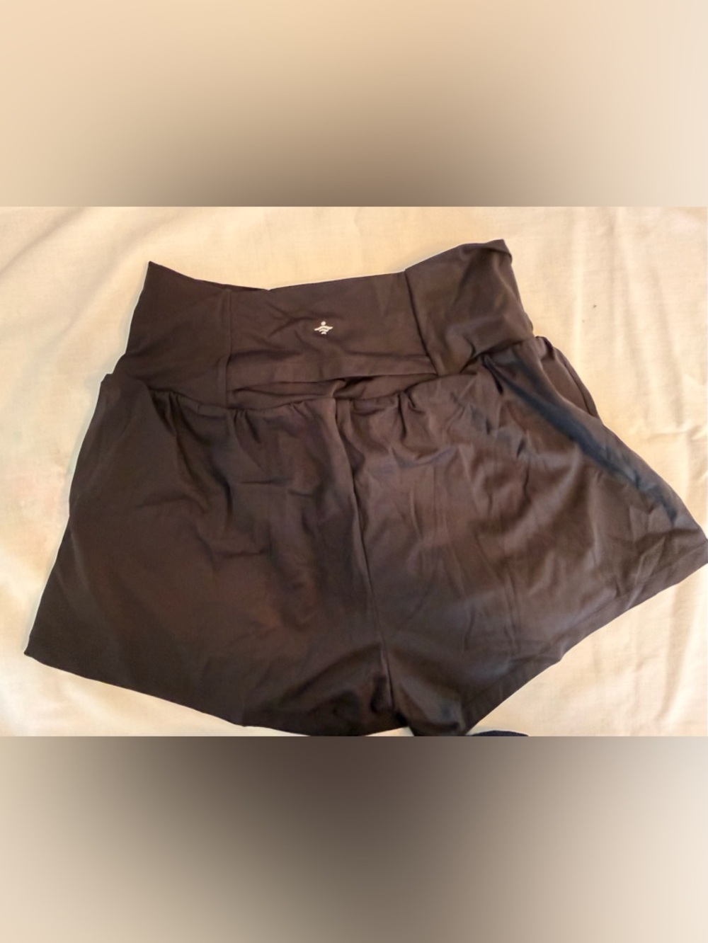 NWT Halara Softlyzero High Waisted Tummy Control Yoga Shorts, Size Large, Black - Picture 4 of 9